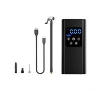 Compresseur de pneus portable 150 PSI Pompe à air électrique voiture avec affichage numérique 150PSI Gonfleur de pneu compact pour voiture SUV pour moto Puissance de gonflage rapide 0-30 PSI en 7 (ST