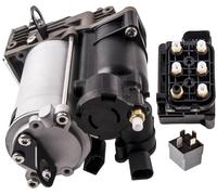 Compresseur de suspension pneumatique avec bloc de vannes pour Mercedes ML W164 GL X164 1643201204