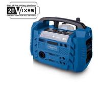 Scheppach Compresseur hybride Airforce 6 | 10,3 bar | 20V IXES | Fonction hybride avec 3 modes d'entraînement 230 V / 20 V / 12 V | LED | Accessoires inclus