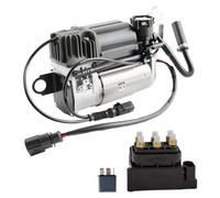 Compresseur et bloc de vannes pour suspension pneumatique pour Audi Q7 4L 4LB 4L0698007C 7L0698014