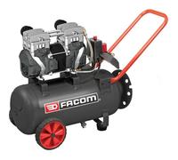 Compresseur - Horizontal - Facom - Débruité moteur induction - 24 L - 2,5 HP - 10 bars - Silencieux