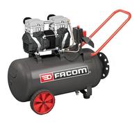 Compresseur - Horizontal - Facom - Débruité Silver - 50 L - 2,5 HP - Silencieux