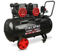 Compresseur - Horizontal - Mecafer - Power N'Silent - 100 L - 3,5 HP - Silencieux