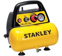 Compresseur Horizontal Stanley, Coaxial, 6 L, 1,5 HP, Avec Tuyau et Soufflette