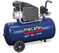 Mecafer Compresseur 425794 – 50 L 2 HP 8 bar – Lubrifié, puissant