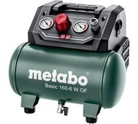 Compresseur METABO Basic 160-6 W OF, 6 Litres, 900 W, 8 bar