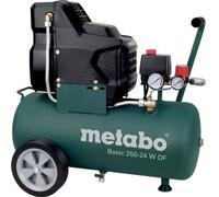 Compresseur METABO Basic 250-24 W OF, Raccord rapide universel, Poignée caoutchoutée