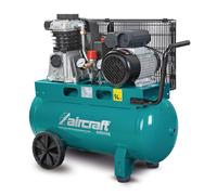 Compresseur mobile à entraînement par courroie à huile cuve 50 L 1,5 kW / 2 Ch 10 bars 235 l/min 230V Aircraft AIRSTAR 321/50 E