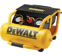 Compresseur mobile DeWALT DPC10RC-QS 2 CV 10 L portable et robuste pour une utilisation sur les chantiers, avec tuyau d'air de 10 mètres