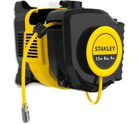 Stanley Compresseur d'air SXCMS15WE 8215400ST - Compresseur 8 bar - débit d'aspiration 160L/min - sans huile - tuyau d'air 9M - noir/jaune