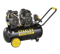 Compresseur Stanley Fatmax, 50 litres, 8 bar, modèle silencieux sans huile, horizontal, 3 CV, 320 l/min