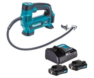 Compresseur sans fil Makita MP 100 DSA 12 V max. 8,3 bar + 2 batteries 2,0 Ah + chargeur