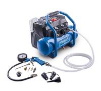 Compresseur sans fil Scheppach C-ACT160/6-X - 20 V | 8 bars | réservoir de 6 l | débit d'aspiration de 130 l/min | réducteur de pression | kit d'accessoires 11 pièces inclus