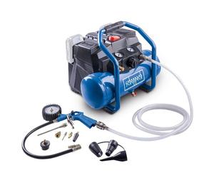 Compresseur sans fil Scheppach C-ACT160/6-X - 20 V | 8 bars | réservoir de 6 l | débit d'aspiration de 130 l/min | réducteur de pression | kit d'accessoires 11 pièces inclus