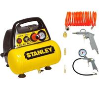 Compresseur sans huile 6L + kit pneumatique Stanley