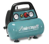 Compresseur sans huile cuve 6 L 1,1 kW / 1,5 Ch 180 L/min 8 Bars 230V Aircraft AIRBOY 186 OF E