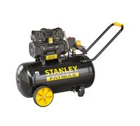 Compresseur sans huile silencieux - Stanley - 50L - 8 BAR - 1.5KM - 59 dB - 2 cylindres - 160l/min - 230V - 30 kg