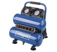 Compresseur Scheppach HC10-Twin | Puissance max. Pression de travail 8 bar | Volume de la cuve 7,5 L | Accès au courant 230 V | Puissance d'aspiration 50,4 L/min | Puissance du moteur 750 W