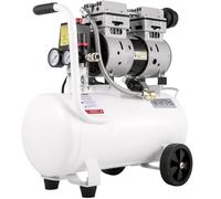 Compresseur silencieux 25L - Compresseur silencieux sans huile 750W - Compresseur d'air sans huile 60dB - Compresseur d'air 220V - Chaudière à air comprimé silencieuse 165L/min volume d'échappement -
