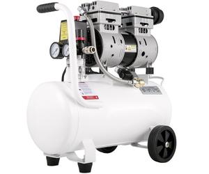 Compresseur silencieux 25L - Compresseur silencieux sans huile 750W - Compresseur d'air sans huile 60dB - Compresseur d'air 220V - Chaudière à air comprimé silencieuse 165L/min volume d'échappement -