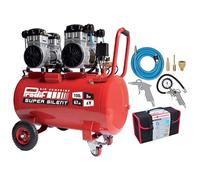 Compresseur Silencieux PRODIF Super Silent SIL1003 100L 3CV + Kit 6 Accessoires Raccords Rapides