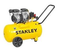 Stanley Compresseur d'air SXCMS1350HE 8 bar 50 L sans huile 150 L/min 52 dB poignée & roues - Jaune