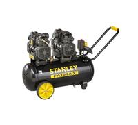 Compresseur Stanley Fatmax, 50 litres, 8 bar, modèle silencieux sans huile, horizontal, 3 CV, 320 l/min