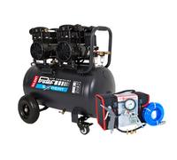 Compresseur ultra silencieux PRODIF 100 litres 3 CV 8 bar 1400 tours/min PROSIL3100
