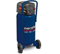 Compresseur vertical - MECAFER - 425790 - 50 L - Bleu coaxial - Sans huile