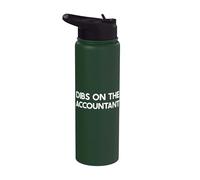 Comptable humoristique pour petite amie, petit ami, mari, femme Stainless Steel Insulated Water Bottle