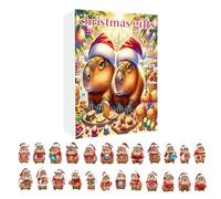 Compte À Rebours De Noël - 2D En Acrylique Plat Et - 24 Jours Ornements Pour Poupées | Pour Miroirs Arbres Amateurs Amis Famille Enthousiastes Saison Des Fêtes Maison