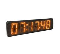 Compte à rebours LED extérieur, horloge électronique programmable, affichage 7 segments, 6 chiffres, 12,7 cm (5 pouces) Modes multiples(Yellow timer)