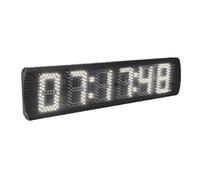 Compte à rebours LED extérieur, horloge électronique programmable, affichage 7 segments, 6 chiffres, 12,7 cm (5 pouces) Modes multiples(White timer)