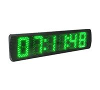 Compte à rebours LED extérieur, horloge électronique programmable, affichage 7 segments, 6 chiffres, 12,7 cm (5 pouces) Modes multiples(Green timer)