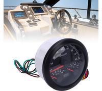 Compte-tours 3 en 1 85 mm, 8000 tr/min, 40 à 120 °C, température de l'eau, 0,10 bar, pression d'huile, rétroéclairage 7 couleurs pour voiture, camion, bateau, lunette noire CX8289B