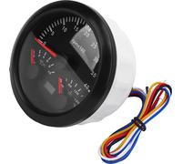 Compte-tours électrique 3 en 1, manomètre de pression d'huile, température de l'eau, 3/8 pouces, 4000 tr/min, 0 à 10 bars, 40-120 °C, 7 couleurs, rétroéclairage, pour camping-car, yacht, camion, lunet