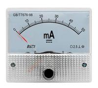 Compteur à pointeur milliampère 85C1 DC, 1mA 5mA 10mA 20mA 30mA 50mA 100mA 150mA 200mA 300mA 500mA 1000mA, ampèremètre à panneau(DC 500mA)