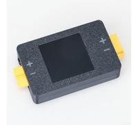 Compteur Coulomb LCD 1.5" ABS pour xt60 pour précis Compteur(Black) | Bidirectionnel, mesure Ah/Wh, précision <0.2%, pour idéal charge/décharge, écran clair