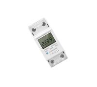 Compteur d ' énergie LCD pour l ' installation de panneaux | Fonction de mesure monophasée, cache-bornes transparents, format de sur panneau pour armoires de commande
