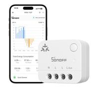Compteur d’énergie Wi-Fi Matter SONOFF MINI-1GP 16 A sans interrupteur Mesure bidirectionnelle solaire Console web et API locale