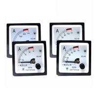 Compteur d'ampères AC SQ-48, 2 temps de surcharge, plage de 1 A, 5 A, 10 A, 20 A, 50 A, 100/5 A, 600/5 A, 800/5 A, panneau analogique de calibre 48 x 48 mm, 1 pièce (30 A)