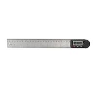 Compteur d'angle à affichage numérique électronique 2 pouces, rapporteur multifonction 0 à 360 degrés, règle de travail du bois en acier inoxydable de 500 mm pour une mesure (300mm)