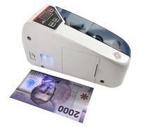 Compteur de billets V30 - Mini-machine à compter l'argent - Écran LED - Détection de faux billets par UV - 600 billets/minute - Prise européenne - Avec lampe UV