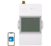 SONOFF POWCT 100A Compteur d'énergie WiFi intelligent, testeur d'électricité solaire avec détection CT, compteur numérique LCD, statistiques, télécommande eWeLink, WiFi 2,4G