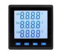 Compteur de courant alternatif LCD multifonction numérique ampèremètre voltmètre 400V compteur de puissance triphasé RS485 5A avec(Meter With 150A CT)