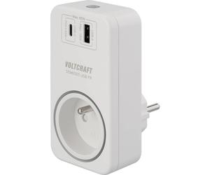 Compteur de coûts dénergie VOLTCRAFT SEM6503 FR Interface USB, prise télécommandable, Export de données, fonction enregistreur de données, Prévision des coûts,