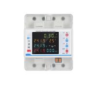 Compteur de KWh de puissance énergétique bidirectionnel triphasé | Limite de courant de commutateur de relais de protecteur de sous-tension de fuite(Without leakage)