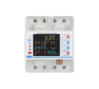 Compteur de KWh de puissance énergétique bidirectionnel triphasé | Limite de courant de commutateur de relais de protecteur de sous-tension de fuite(RS485 with leakage)