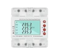Compteur de kWh d'énergie bidirectionnel triphasé | Limite de courant de commutateur de relais de protecteur de surtension et de sous-tension