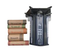 Compteur de pièces avec tube de tri de pièces 5 en 1, B